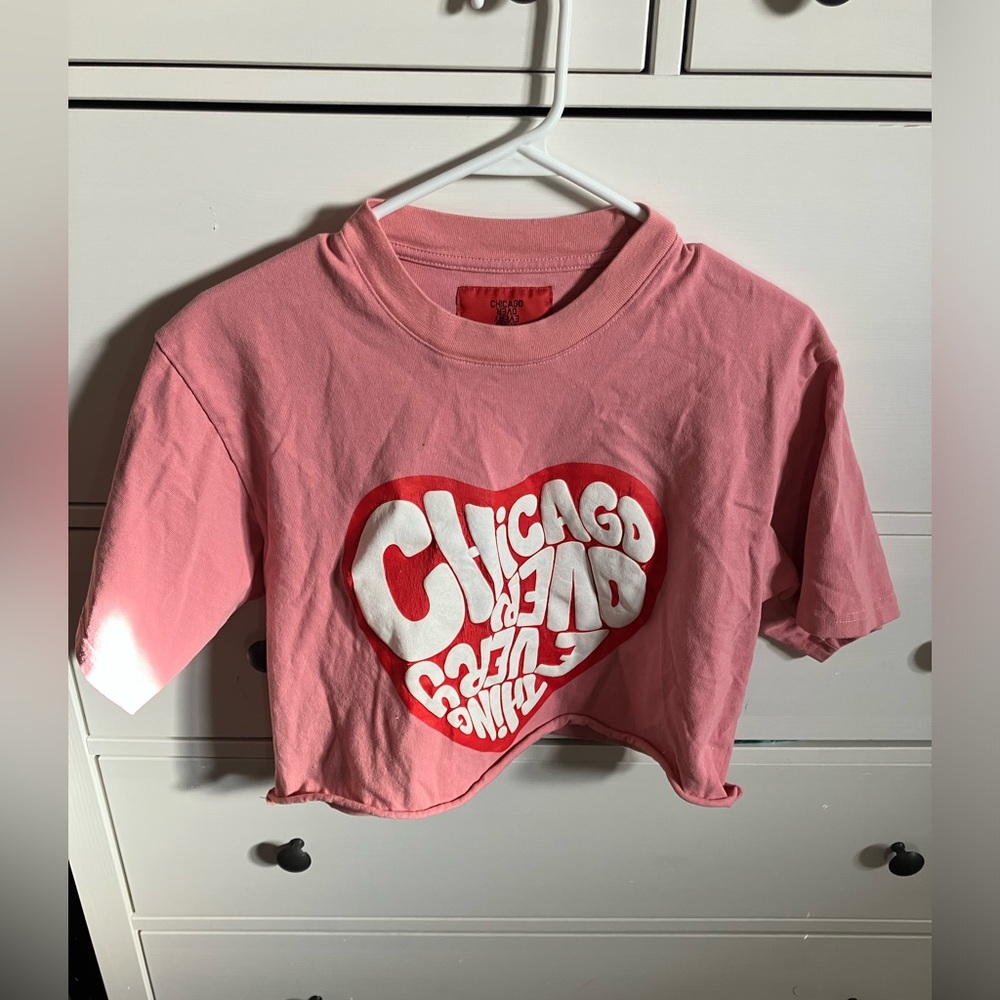 Chicago Over Everything Cropped Tshirt